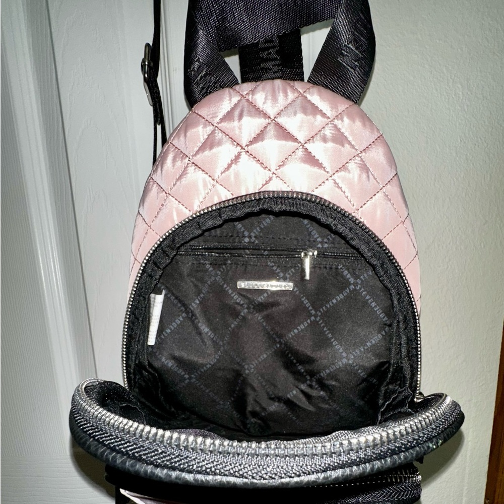 Steve Madden Blush Quilted Backpack - Picture 5 of 16